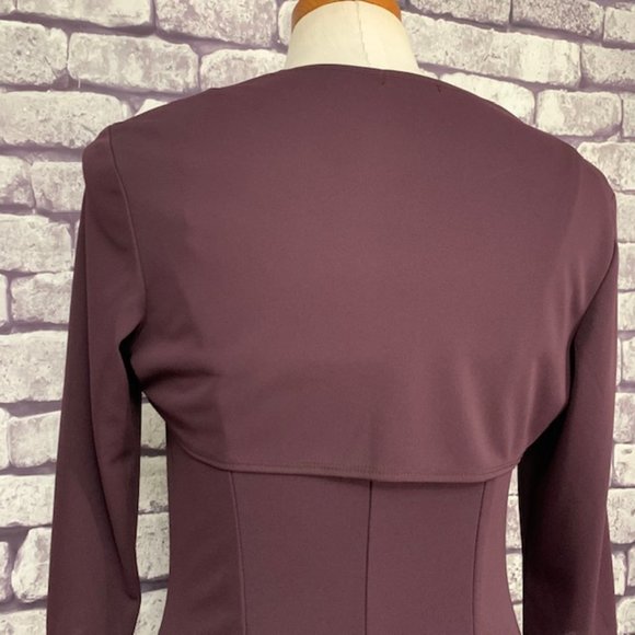 My Michelle NWT Juniors Plum Dress & Shrug Size M - Picture 8 of 11